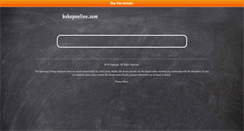 Desktop Screenshot of bokeponline.com